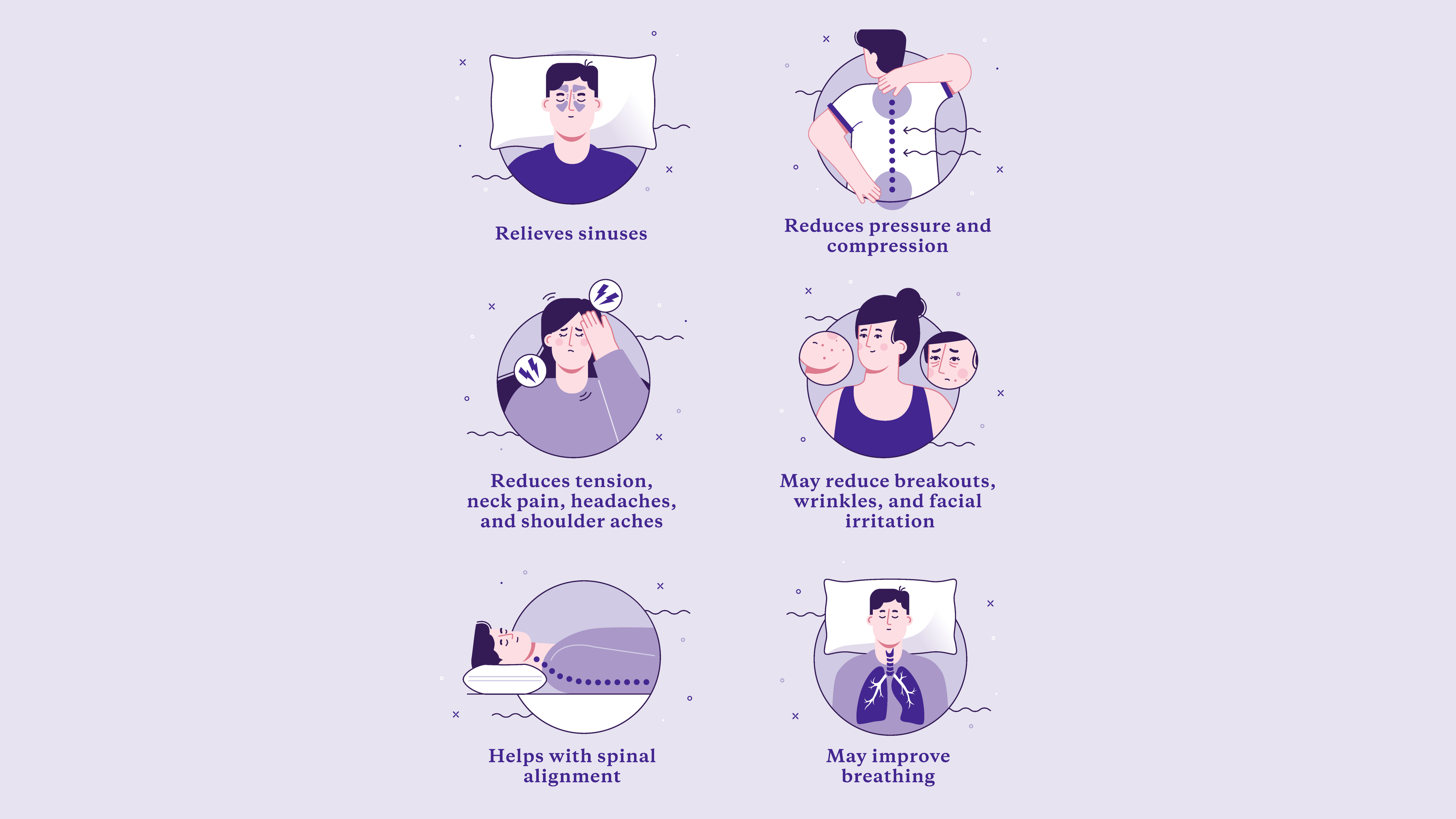 benefits of sleeping on your back