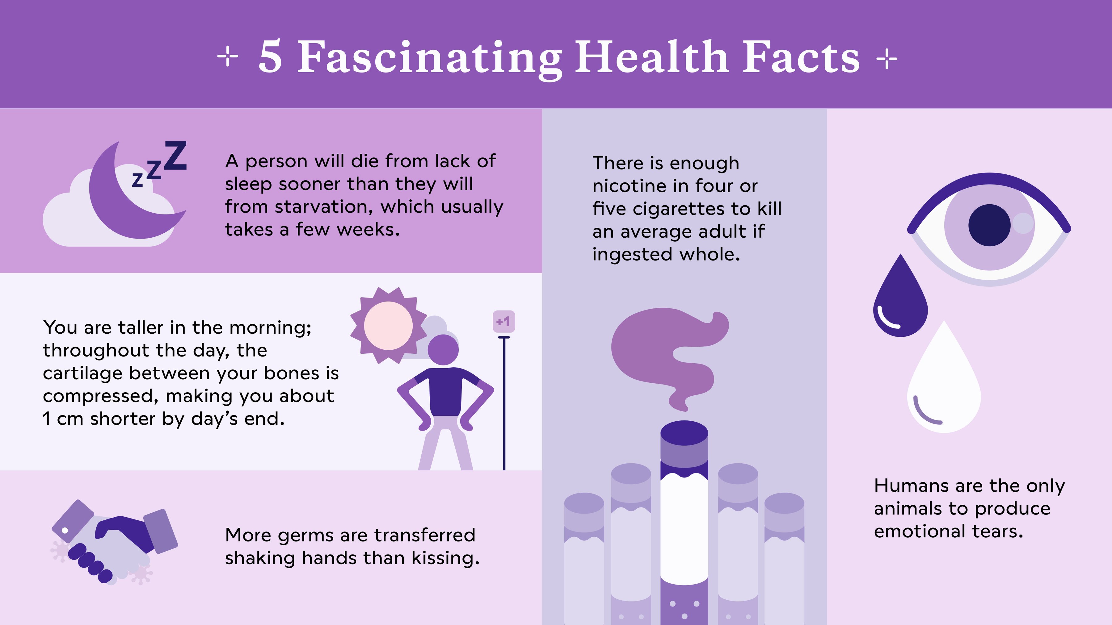 5 health and body facts