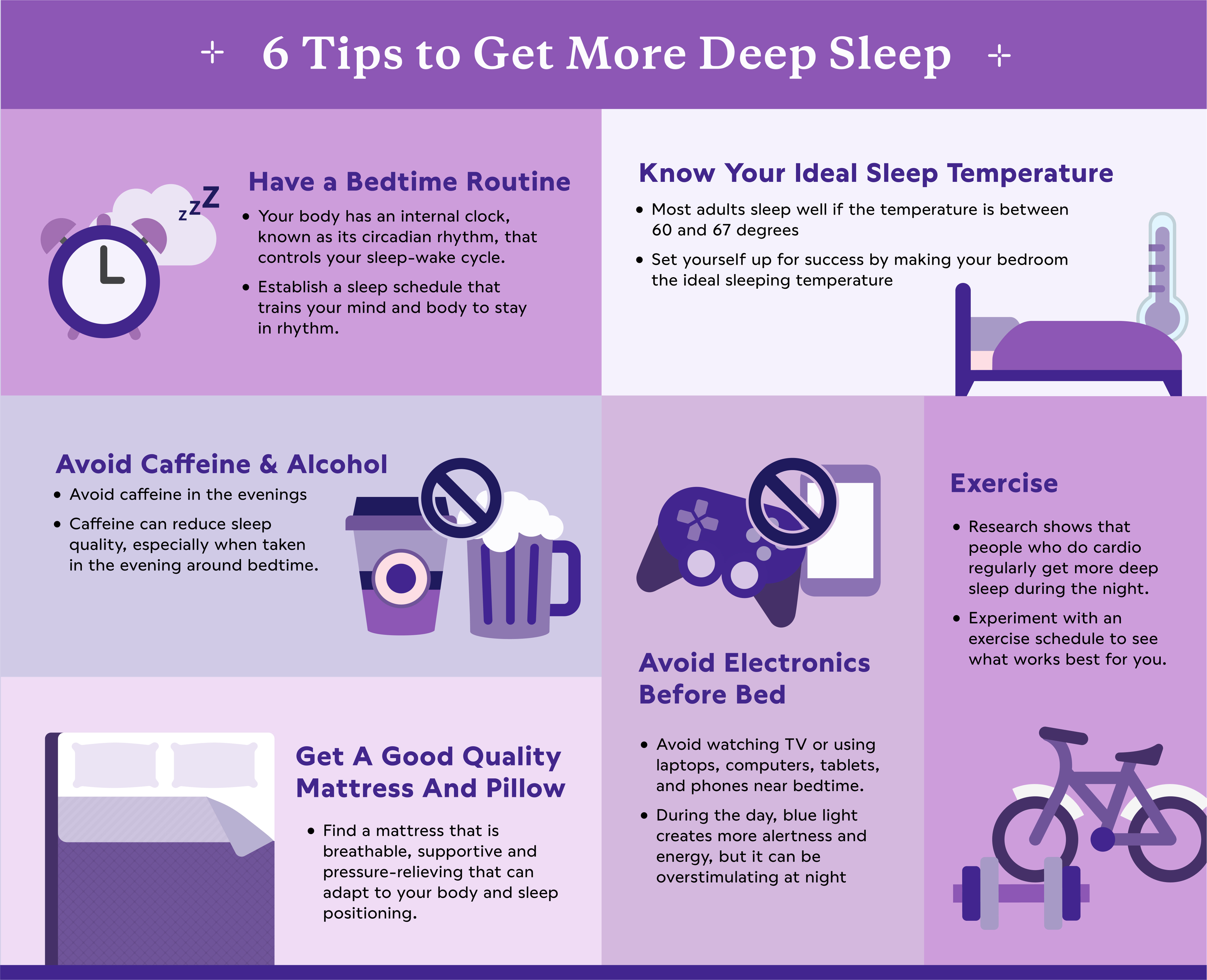 tips to get more deep sleep