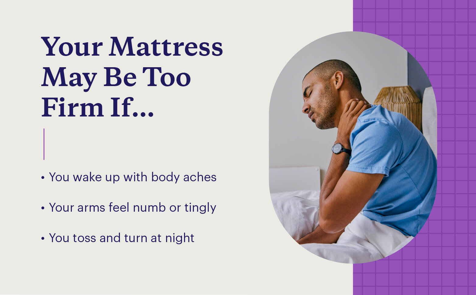 Ways to tell if your mattress is too firm