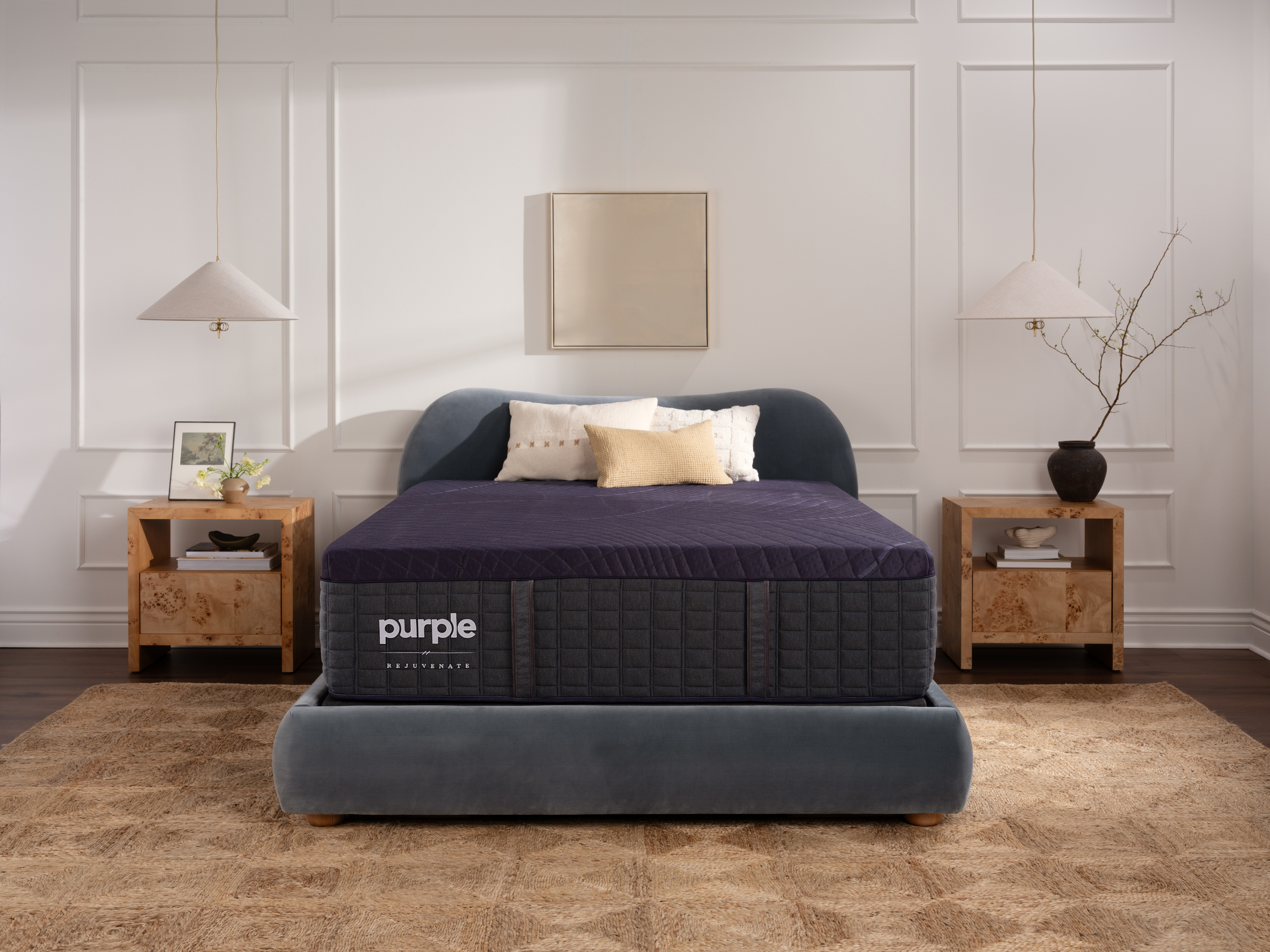 Purple mattress with GelFlex Grid