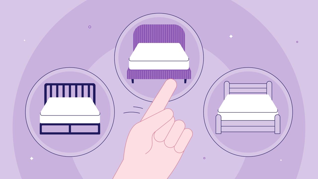 How To Choose A Bed Frame: 6 Easy Steps - Purple