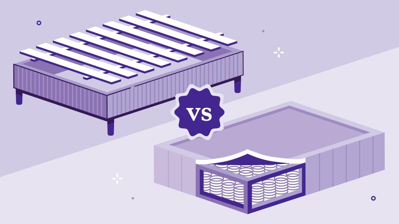 Bed Slats Vs Box Springs - Purple