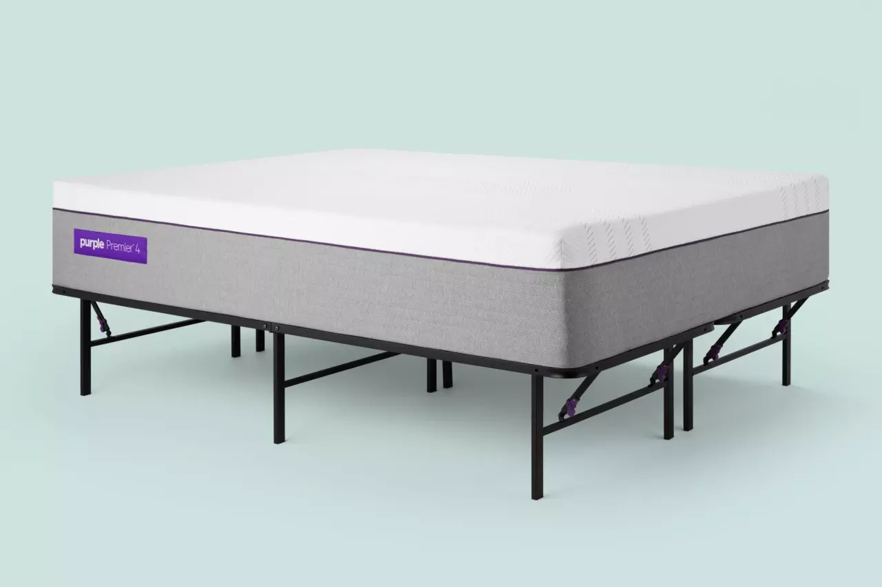 Purple Platform Bed Frame (Minimalist)