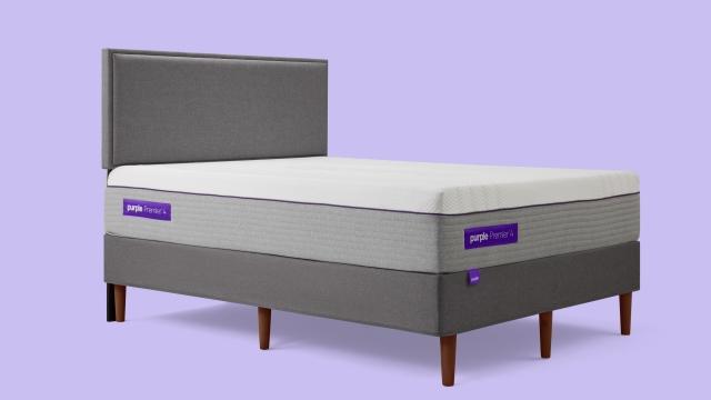 Purple Hybrid Premier 4 Our Most Plush, Can A Mattress Go On Bed Frames