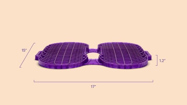 purple portable seat cushion