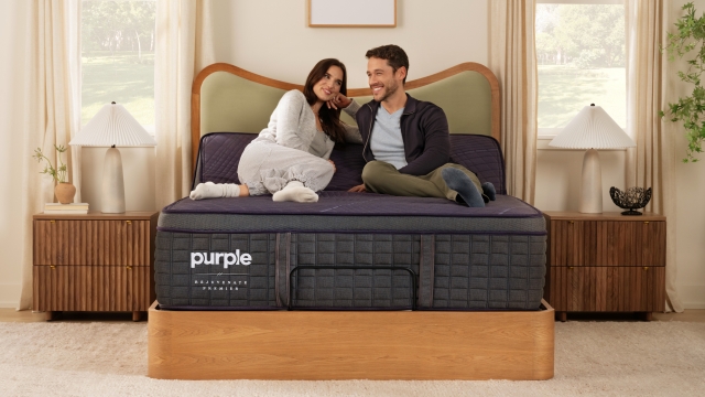 Couple on RejuvenatePremier mattress with adjustable base