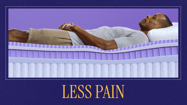 less pain