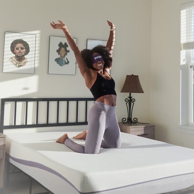 Customer Review Image with Purple Mattress