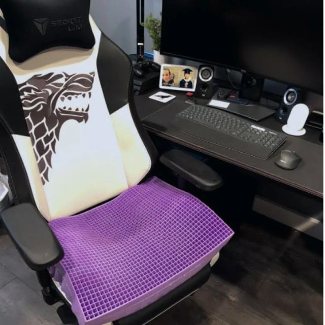 Purple seat back online cushion