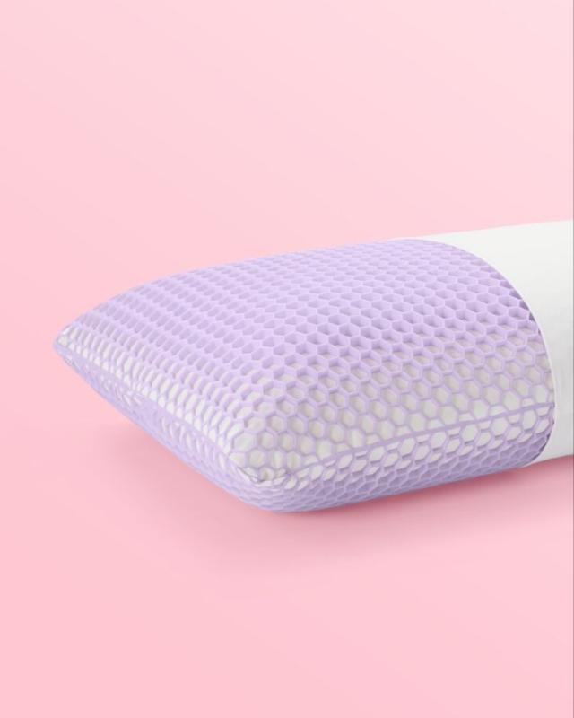 Purple Harmony Pillow Grid Exposed