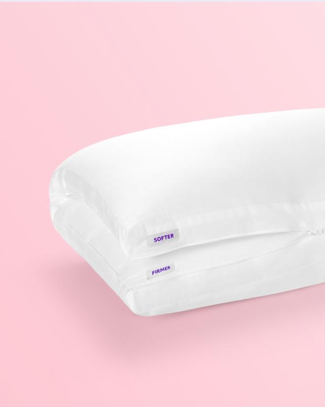 TwinCloud Pillow Half Zipped
