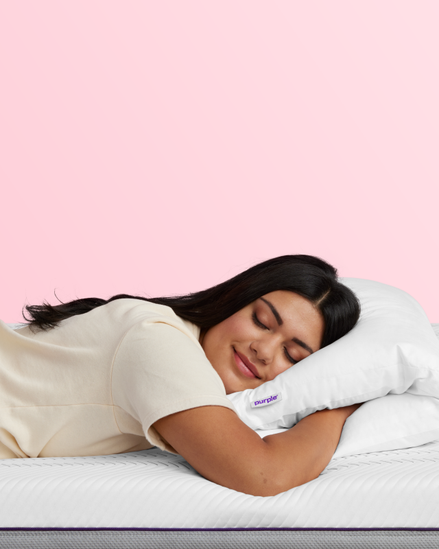 woman sleeping on TwinCloud pillow