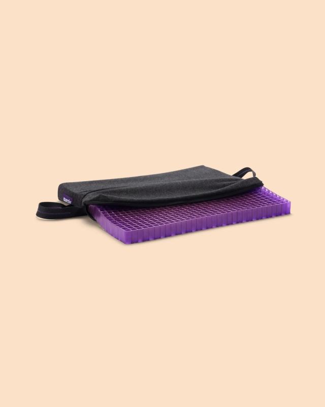 purple fold away seat cushion