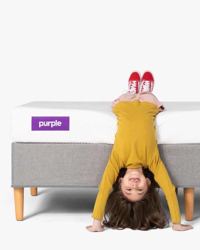 purple mattress for crib