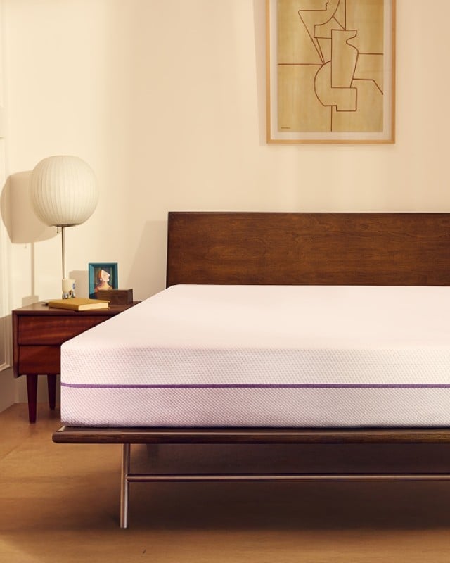 The Purple Mattress in bedroom setting