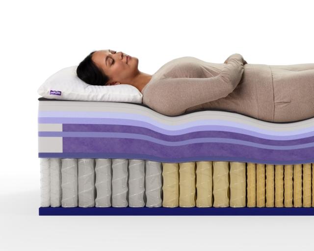 purple travel mattress