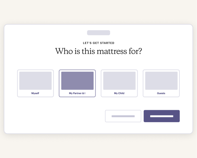 mattress finder quiz preview