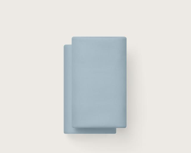 complete comfort pillowcases - misty blue