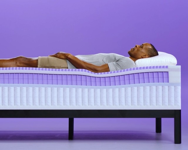 talent laying on grid rejuvenate mattress