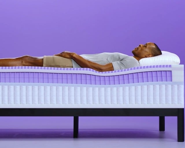 talent laying on grid rejuvenate mattress