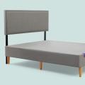 Purple Bed Frame Queen Stone Grey