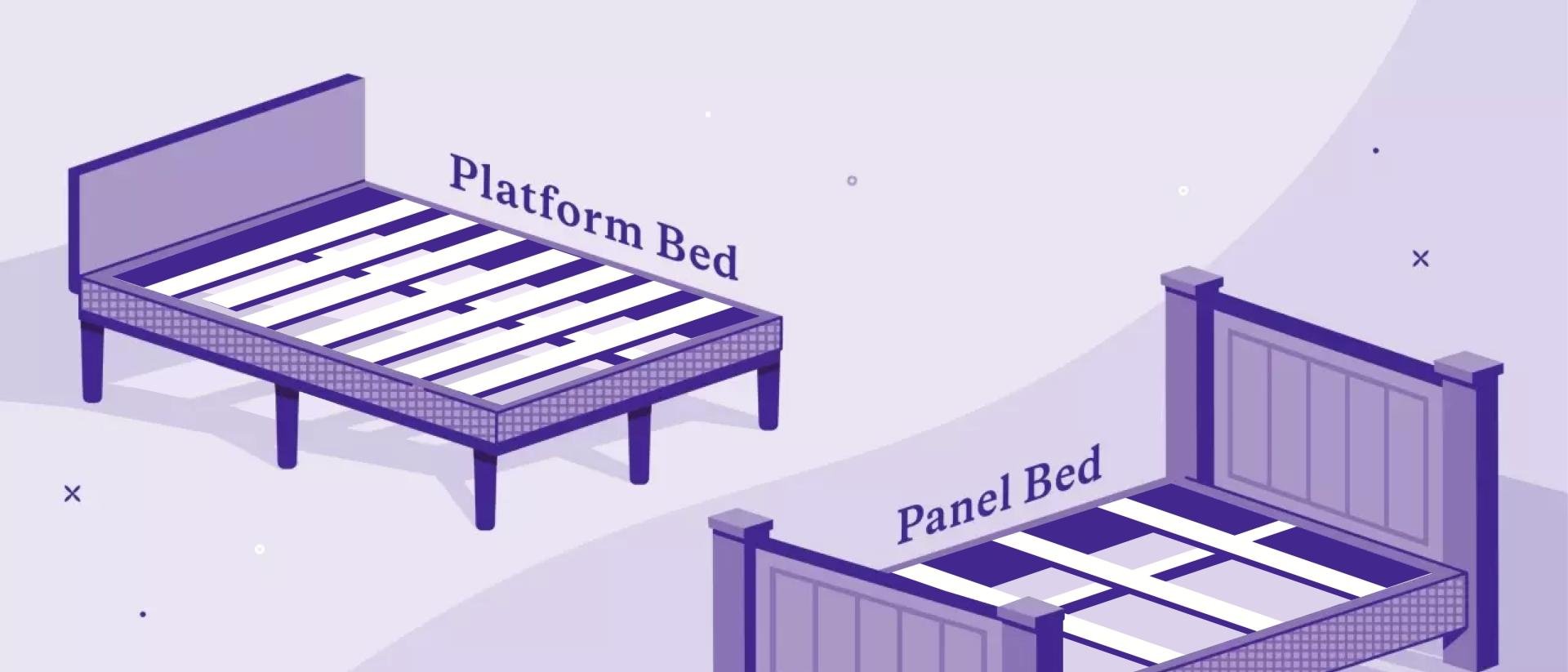 panel bed and platform bed