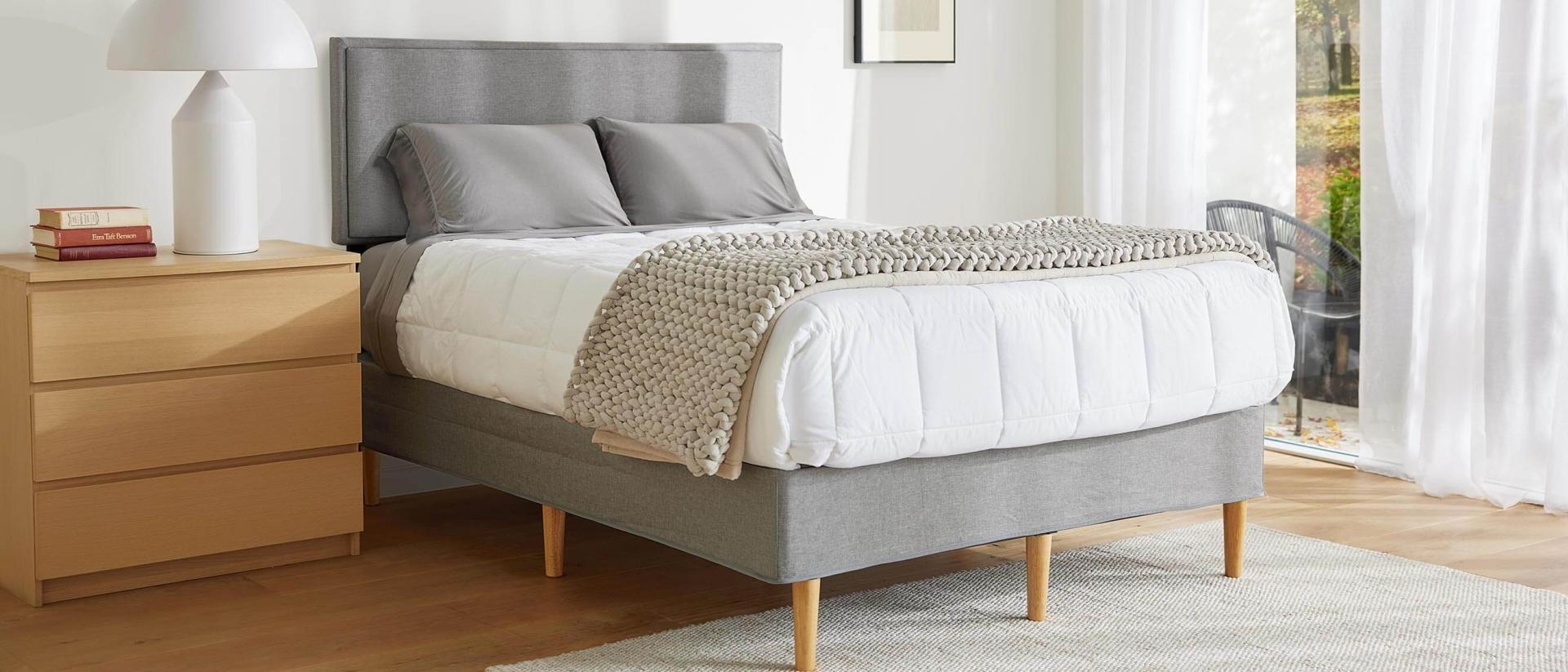 Standard full deals size bed frame