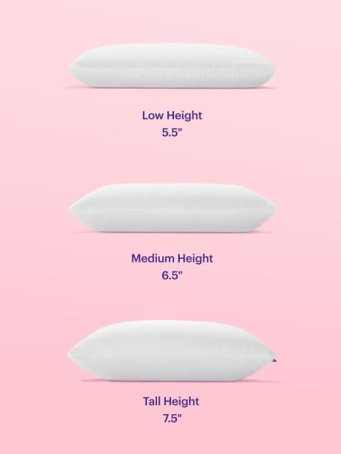 Harmony Pillow Low, Medium, Tall