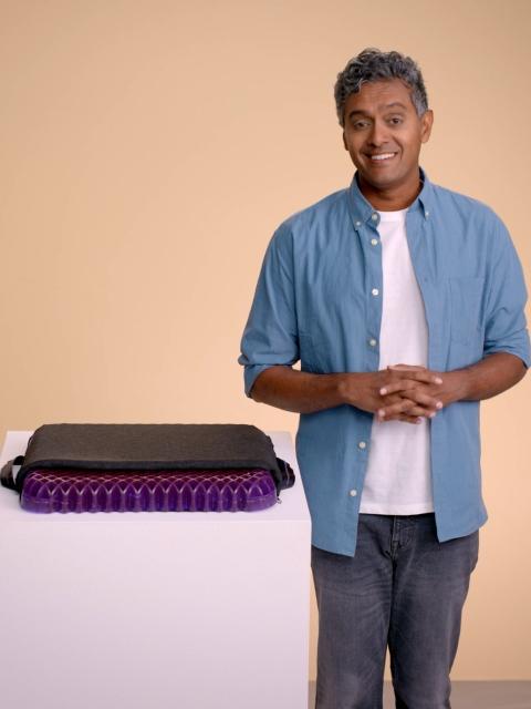 Purple brand seat online cushion