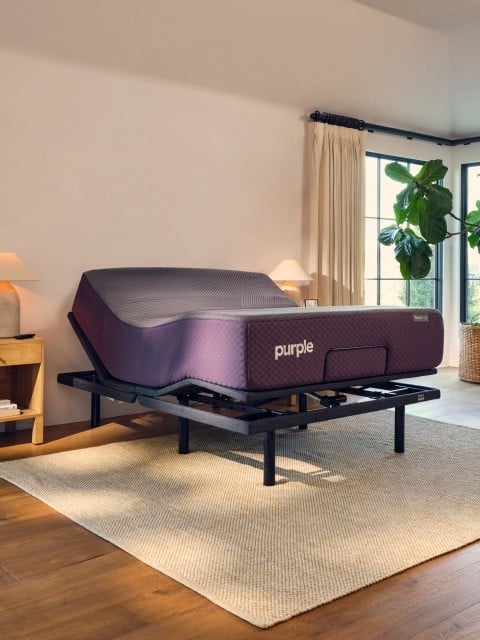 Purple mattress on Premium Plus Smart Base