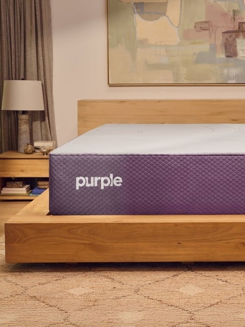 Purple Restore Mattress in bedroom
