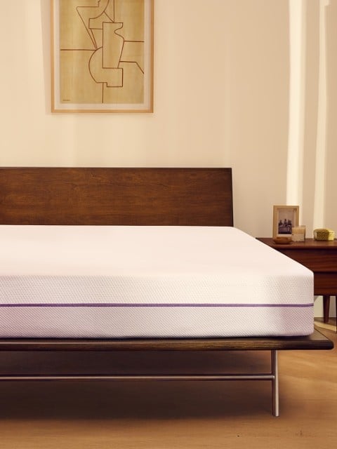 The Purple Mattress in bedroom setting