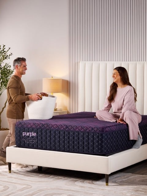 couple on Rejuvenate Royale mattress