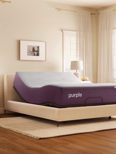 RestorePlus mattress on an adjustable base